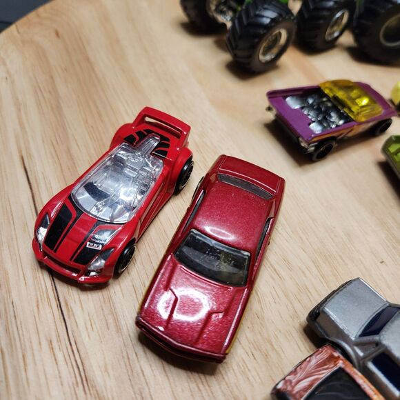 Kids Toy Car Lot – Grave Digger, Rev N Go – Pretend Play Vehicles - Picture 12 of 12